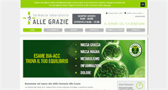 Desktop Screenshot of farmaciaallegrazie.it